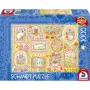 Dėlionė Schmidt Spiele Noble Cats in Blossom, 1000 dalių, modelis 59792