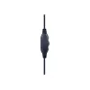 Laidinės žaidimų ausinės GEMBIRD GHS-05-O, uždedamos, 20–20000 Hz, 2 m laidas, 250 g, oranžinė/juoda