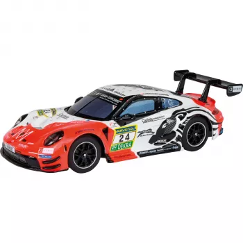 Slot Car CARRERA HYBRID Porsche 911 GT3 R “Lionspeed GP, Nr.24” – hibridinis lenktyninis modelis masteliu 1:50