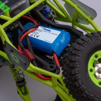 Ličio jonų akumuliatorių paketas Akyga AKY2833 PCM INR18650-96M-1S3P WC2S 3.6V / 9600mAh Cvilux 2-Pin