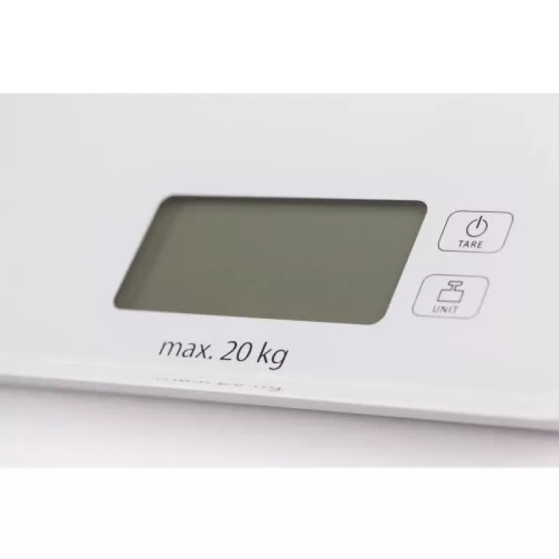 Virtuvinės svarstyklės Caso Designer LX 20, balta, 20 kg, 5 g