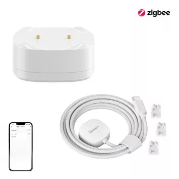Vandens nuotėkio jutiklis Sonoff SNZB-05P Zigbee 3.0 – belaidis drėgmės ir potvynio detektorius
