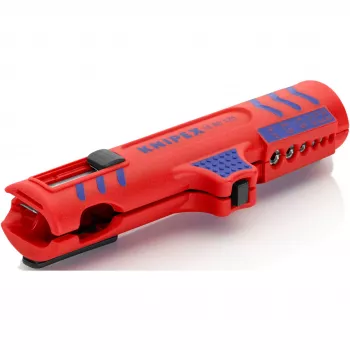 Knipex 16 85 125 SB kabelių nuėmiklis mėlynas, raudonas