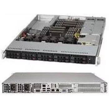 Serverio korpusas Supermicro SuperChassis 116AC2-R706WB2 1U Rack Juodas