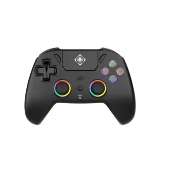 Belaidis žaidimų valdiklis DELTACO GAM-189 RGB Hall Effect juodas