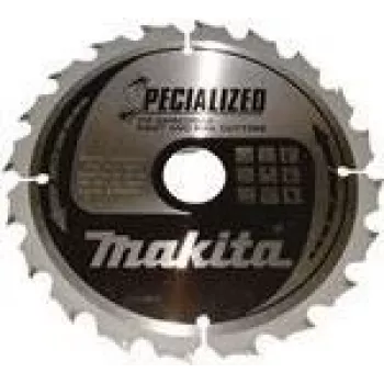 Makita Specialized pjūklo diskas medienai 185 mm 20 dantų (B-33102)