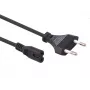 Maclean MCTV-809 maitinimo kabelis, EU kištukas į Figure-8 (C7), 1,5 m