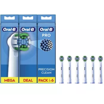 Oral-B EB20RX-6 Precision Clean keičiamos galvutės, 6 vnt.