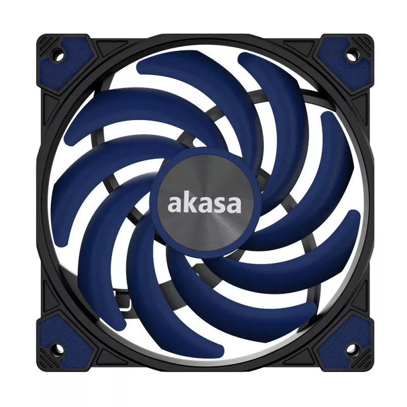 Ventiliatorius Akasa Alucia XS12 120mm juodas mėlynas 700-2000 RPM HDB