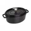Ketaus puodas Staub Cocotte 4,2 L juodas