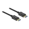 Delock DisplayPort kabelis - DisplayPort (vyriškas) į DisplayPort (vyriškas) - DisplayPort 2.0 - 1,0 m - Palaiko 10K 60 Hz (10 240 x 4320) - Juodas (80261)