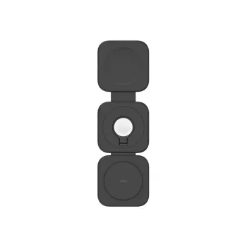 Belaidė įkrovimo stotelė Belkin BoostCharge Pro telefonui, išmaniam laikrodžiui ir ausinėms, juoda