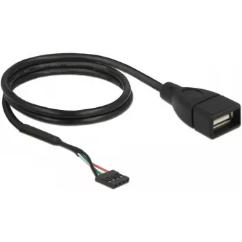 USB laidas DeLOCK 85671 0,6 m juodas