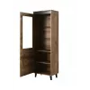 Spinta NORD 60×38×182,5 cm ąžuolo votano/antracito spalvos, ant grindų statoma
