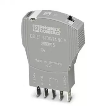 Phoenix Contact Automatinis jungiklis 240 V/AC 4 A 1 paprastai uždarytas kontaktas CB E1 24DC/4A NC P 1 vnt. (2800918)