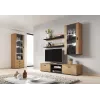 Cama set of two shelves 125cm SOHO lefkas oak/Juoda