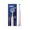 Oral-B elektrinis dantų šepetėlis Pro Series 1 Cross Action, rožinis, suaugusiems, įkraunamas, 1 šepetėlio galvutė, 3 režimai