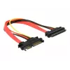 SATA ilginimo kabelis DeLOCK 84362 0,2 m raudonas