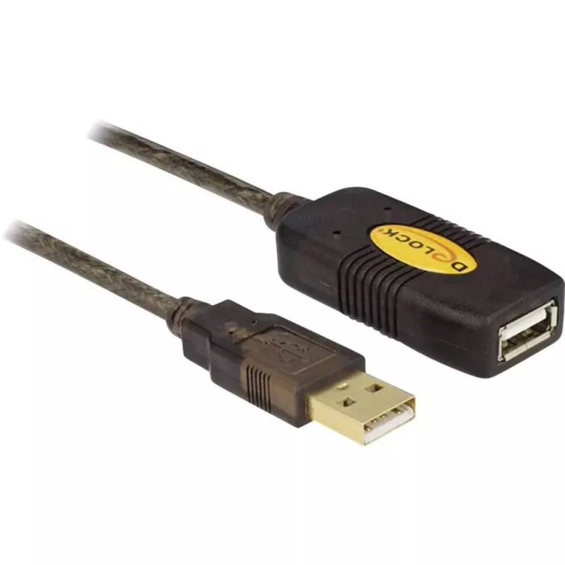 USB laidas DeLOCK 30m USB 2.0 USB A juodas