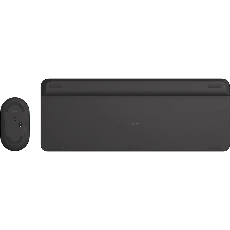 Belaidė klaviatūra ir pelė Logitech MK470 Slim Combo (grafitas)