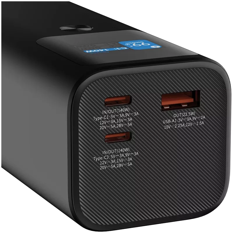 Canyon PB-2010 Powerbankas - Li-Pol - 27 000 mAh - Skaitmeninis Ekranas - 2xUSB-C + 1xUSB-A - 140W