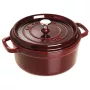 Apvalus ketaus puodas Staub 3,8 L Grenadine – emaliuotas vidus