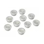 Magnetai skaidrūs baltai lentai 32 mm Nobo (10 vnt.)