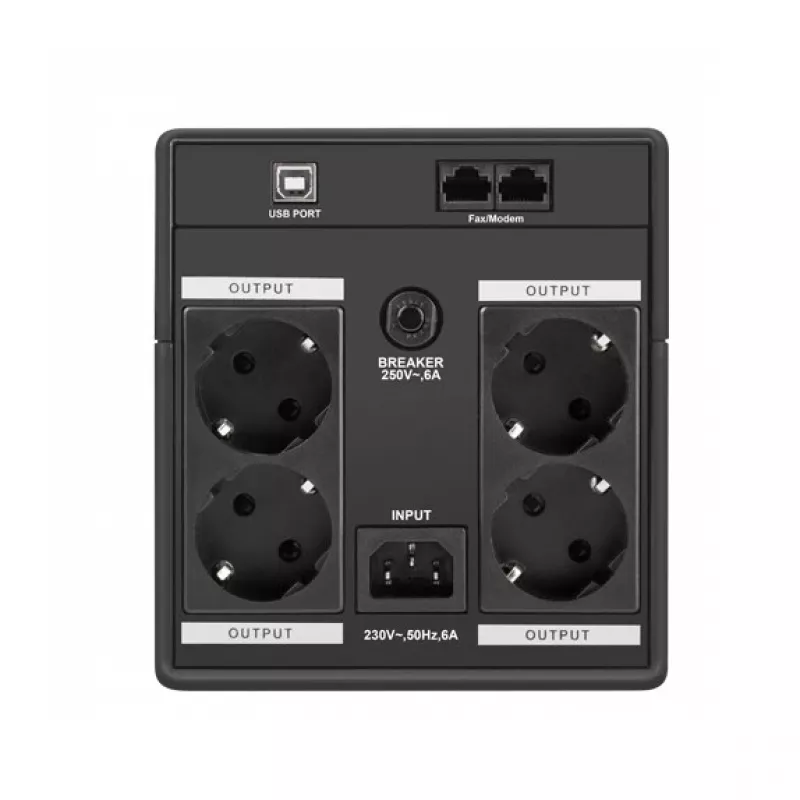 Armac H/1000F/LED nepertraukiamo maitinimo šaltinis (UPS) Line-Interactive 1 kVA 4 lizdai