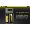 Baterijų kroviklis Nitecore NEW i2 — 2 angos, LiFePO4, Li-Ion, NiMH, 100–240 V, juodas