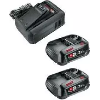 GARDENA 14914-20 Starter rinkinys QC AL 18V-44 + 2 x 2,5 Ah SoC akumuliatorius ir įkroviklis 18 V 2,5 Ah Li-Ion (14914-20)