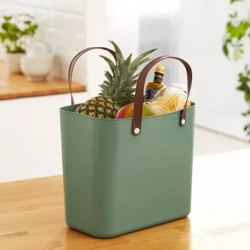 rotho Albula Green 25 L daugkartinis krepšys iš perdirbto plastiko, 340×235×400 mm, maks. apkrova 40 kg