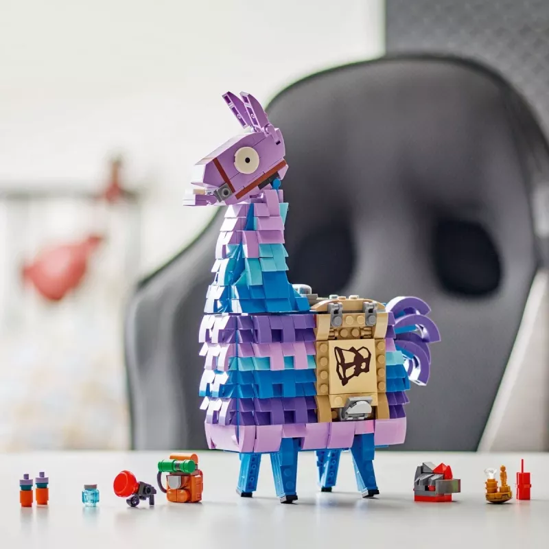 LEGO 77071 Fortnite Llama konstrukcinis žaislas – LEGO prekės ženklo laikymo ir demonstravimo dėžė