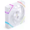 120 mm ARGB PWM korpuso ventiliatorius Jonsbo HF2-120 Baltas