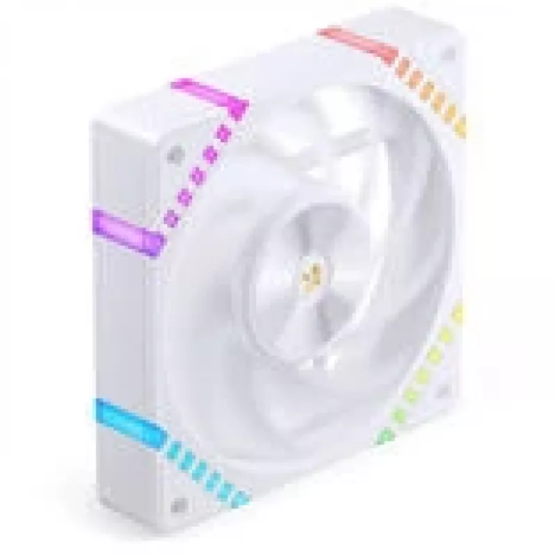120 mm ARGB PWM korpuso ventiliatorius Jonsbo HF2-120 Baltas