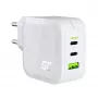 Green Cell CHARGC08W 65 W USB-C PD ir USB-A įkroviklis (GaN)