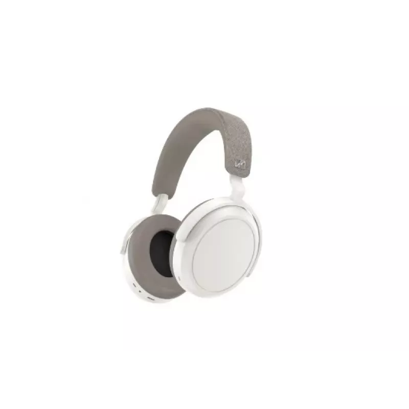 Ausinės Sennheiser Momentum 4 Wireless – Bluetooth 5.2, 60 h, ANC, uždaro tipo, 3.5 mm, balta