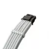 CableMod PCIe 12VHPWR StealthSense ModMesh pintas kabelis Corsair Type 5 RMx SHIFT 16 kontaktų į 90° 16 kontaktų, 65 cm, baltas