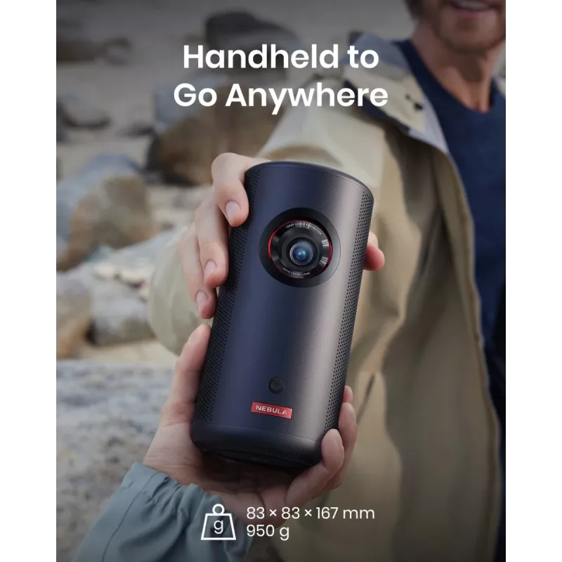 Nebula Capsule 3 Laser GoogleTV – nešiojamas lazerinis projektorius