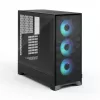 Fractal Design Pop 2 Air Black Solid – vidutinis kompiuterio korpusas (ATX, 3x 120 mm priekiniai ventiliatoriai)