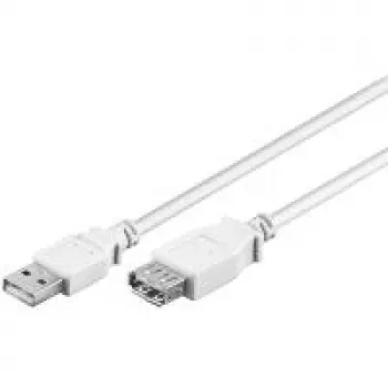 USB 2.0 A M/F ilginimo laidas Goobay 96196 0,3 m baltas