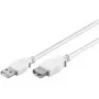 USB 2.0 A M/F ilginimo laidas Goobay 96196 0,3 m baltas