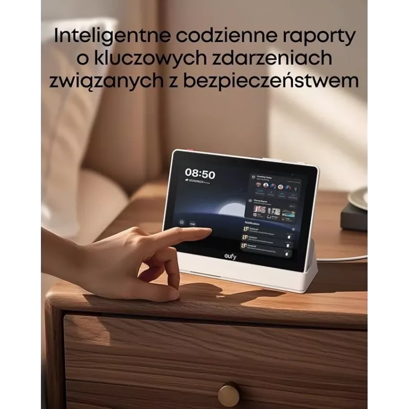 Išmanus namų apsaugos pagalbininkas Anker Eufy T87A03W1 juodas/baltas