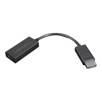 Lenovo 4X90R61023 vaizdo kabelio adapteris 0,225 m DisplayPort → HDMI A tipo (standartinis) juodas