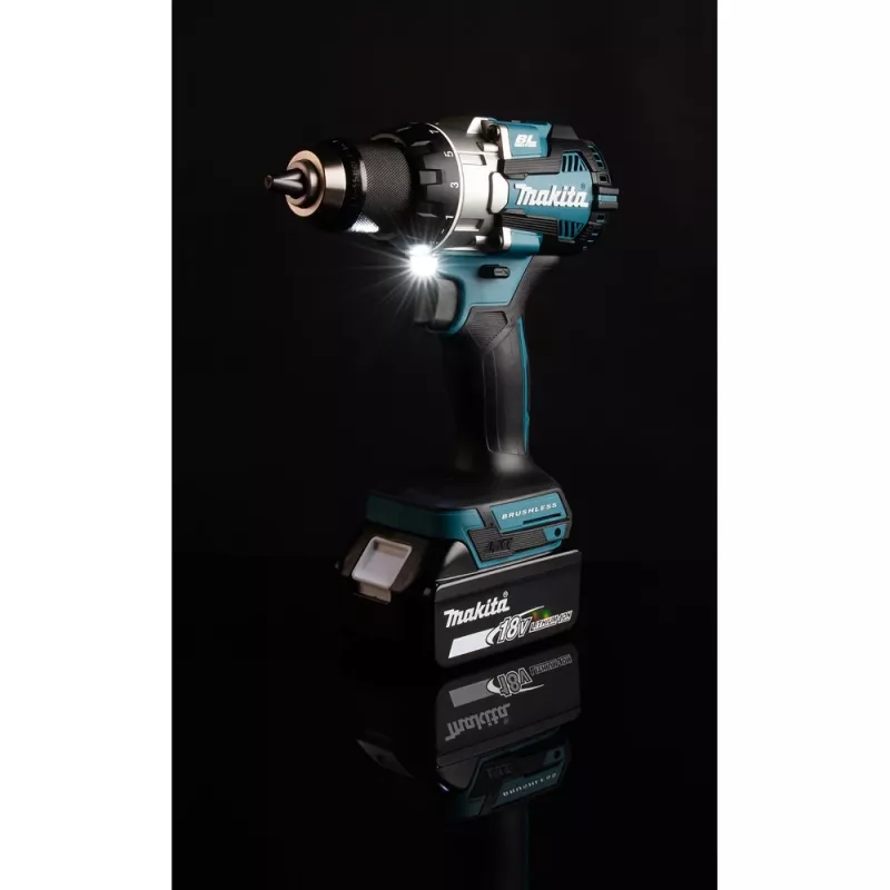 Makita DDF489RTJ akumuliatorinis suktuvas/gręžtuvas 1800 RPM Juoda, Mėlyna, Pilka