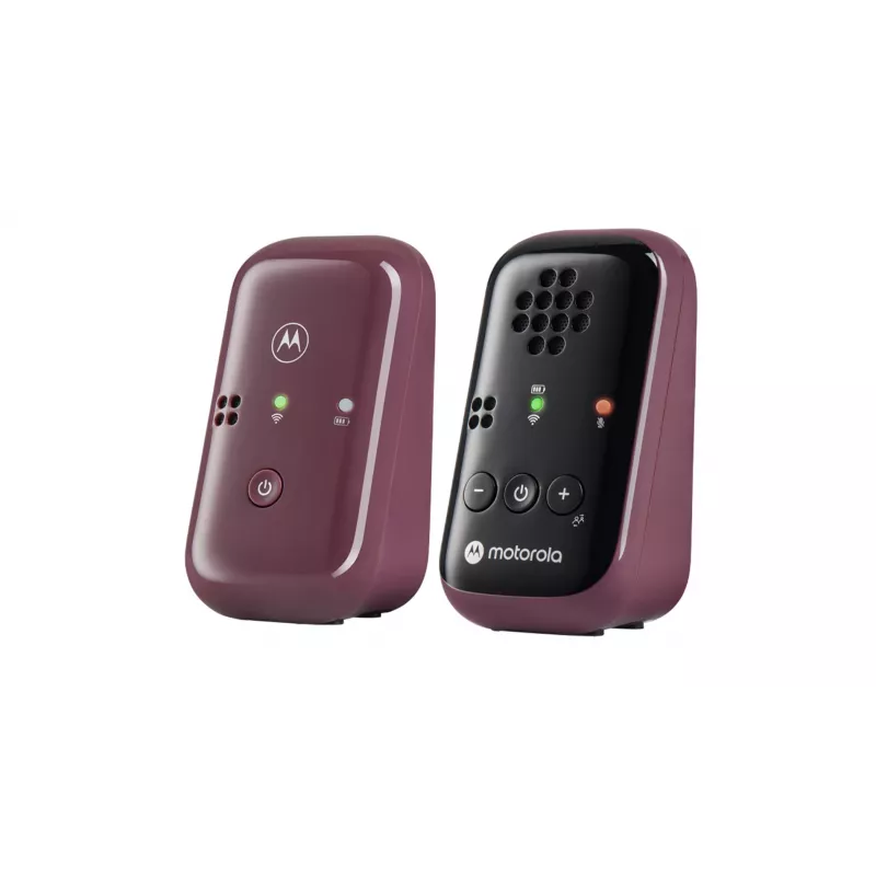 Motorola Travel Audio Baby Monitor PIP12 belaidis garso kūdikio monitorius, bordo spalvos