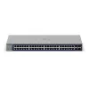 Valdomas Gigabit Ethernet jungiklis Netgear GS752TX, 48x RJ-45 10/100/1000, 10G palaikymas, 1U stovas, pilka