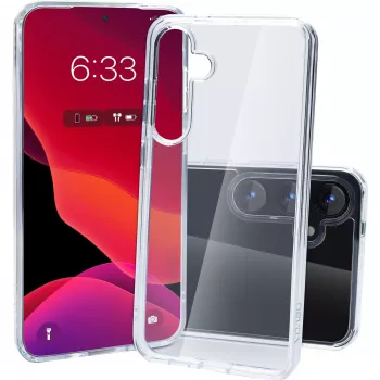 Dėklas nevox StyleShell SHOCKFlex Samsung Galaxy S25+ 6,7 colio permatomas