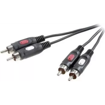 SpeaKa Professional SP-7869760 Garso kabelis 0,5 m 2 x RCA Juodas