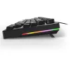 Sharkoon SGK25 klaviatūra USB QWERTZ vokiška juoda 75% RGB LED