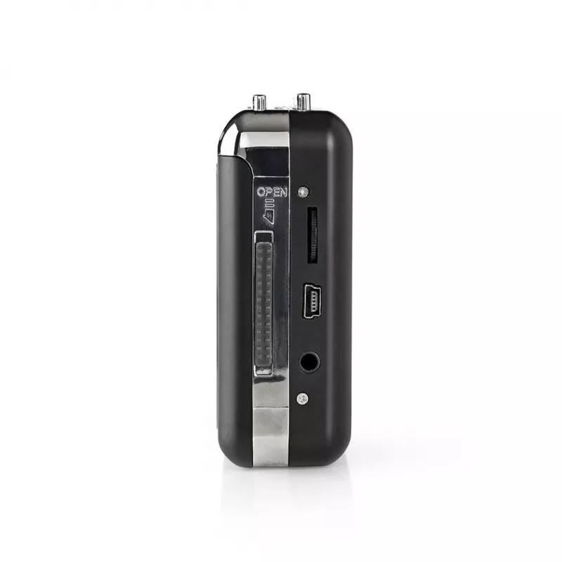 Kasečių keitiklis Nedis ACGRU100GY USB / 3,5 mm, maitinamas USB / baterijomis, pilka